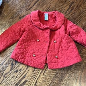 3t Janie and jack red coat